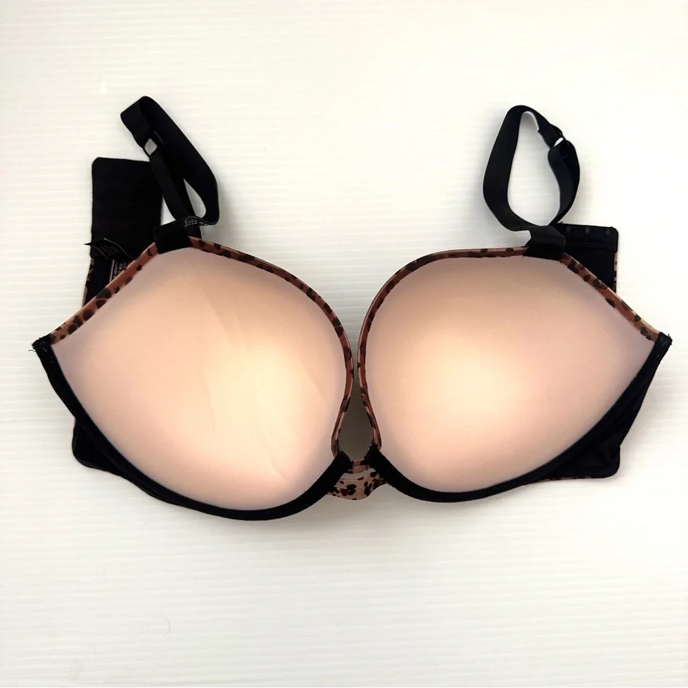 Victoria's Secret Very Sexy Push Up Bra Leopard Print Size 36 DD